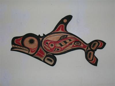 “S’gana, Haida Killer Whale,” © 2007 Odin Lonning, Tlingit artist.
