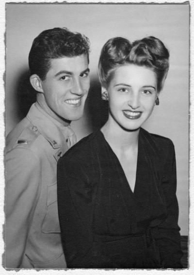 Mark and Dawn Tuel, December, 1944