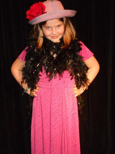 Ten year old Sarah Hotchkiss plays Rosie in VAA Musical Theatre’s Really Rosie