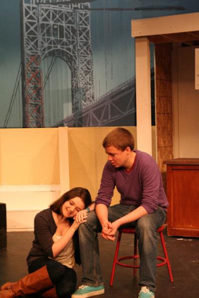 Emma Hennessey as Nina (left) and Luke Webster as Benny (right)
