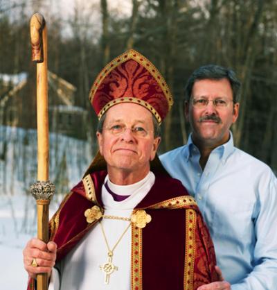 Bishop Gene Robinson and his partner Mark