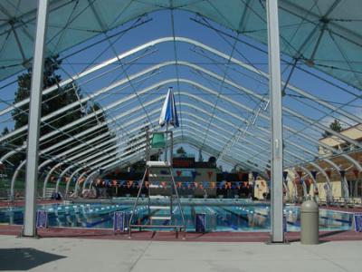  Indoor/ outdoor 50 meter pool with a removable roof, Bend, Oregon.